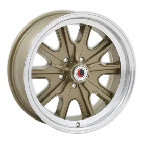 Lw90-70854f Legendary Wheels Hb45 - 17x8 5x4.5 4.75 Bs Gold Haze