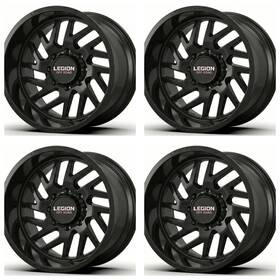 Legion Offroad Lg3-201070-18gb 4 New Rims 20x10 Lg3 8x170 Gloss Black -18et 125.2cb