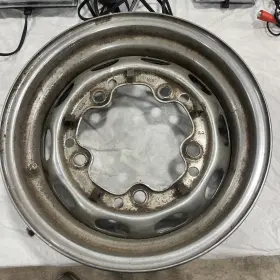 6446810110 Lemmerz Used Original 1555 Porsche 356a 356b 4.5jx15 Chrome Wheel 12/62