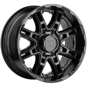 2215lst-48170m25 Level 8 Slingshot 22x11.5 8x170 -44mm Matte Black Wheel Rim 22 Inch