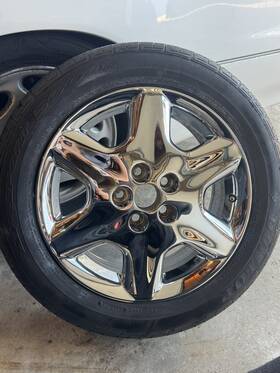 Lexus 4261150370 17 Inch One Ls430 Oem Chrome Wheel