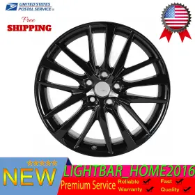 4261106j70 Lh 560-75222b 19 Inch X8 Gloss Black Alloy Wheel Rim For 2018-2024 Toyota Camry 75222b