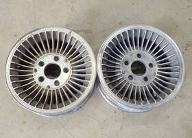 Lincoln D7lc-1007-ab 1977-1979 Aluminum Turbine Style Wheels 15x6 1978 Pair Cool
