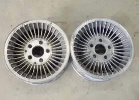 D7lc-1007-ab Lincoln 1977-1979 Aluminum Turbine Style Wheels 15x6 1978 Pair Cool