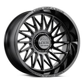 Lock Extreme Assault-2187gb 20x10 Assault Gloss Black Wheels 8x170 -18mm Set Of 4