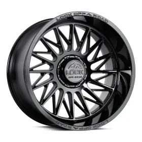 Assault-2187gb Lock Extreme 20x10 Assault Gloss Black Wheels 8x170 -18mm Set Of 4