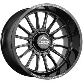 Striker-2136gbm Lock Extreme Striker 20x10 6x135/6x5.5 Inch -18mm Black/milled Wheel Rim 20