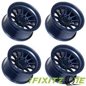 Baja-7969blue12n Lock Off-road Baja 17x9 6x139.7 -12mm Matte Blue Wheel Rim 17 Inch Set Of 4