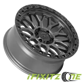 Combat-7957mgmbrr Lock Off-road Combat 17x9 5x127 1mm Matte Grey With Black Ring Wheel Rim 17 Inch