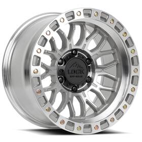 Lock Off-road Combat-7963mc 17x9 Off-road Combat Machine With Clear Coat Wheels 6x135 1mm Set Of 4