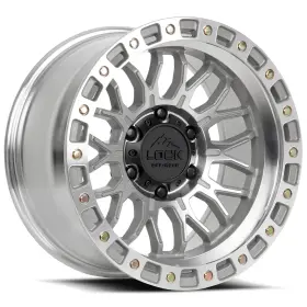 Combat-7963mc Lock Off-road 17x9 Combat Machine With Clear Coat Wheels 6x135 1mm Set Of 4
