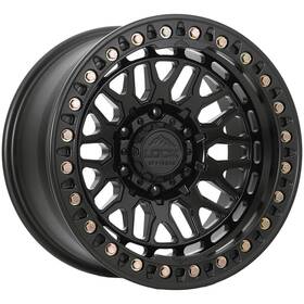 Lock Off-road Invader-7969mb12nf Invader Forged Beadlock 17x9 6x5.5 Inch -12mm Matte Black Wheel Rim 17
