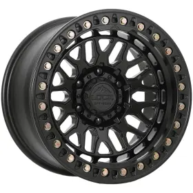 Invader-7969mb12nf Lock Off-road Invader Forged Beadlock 17x9 6x5.5 Inch -12mm Matte Black Wheel Rim 17