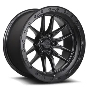 Krawler-2163mb Lock Off-road Set Of 4 - 20x10 Krawler Matte Black 6x135 -18mm 87.1mm Cb