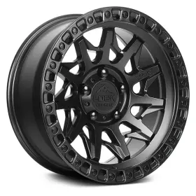 Lunatic-7969mb1 Lock Off-road Lunatic Wheels 17x9 1 6x139.7 106.2 Black Rims Set Of 4