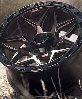 Lock Off Road Matrix-2136mrmbr 4 New 20 X10 Inch Matte Bronze Black Matrix Wheels Ram 1500 6x5.5 -18