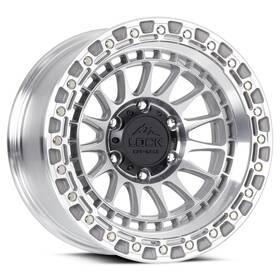 Lock Off-road Mojave-7986mc 17x9 Off-road Mojave Machine With Clear Coat Wheels 8x6.5 1mm Set Of 4