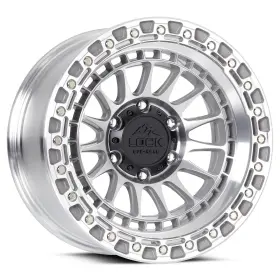 Mojave-7986mc Lock Off-road 17x9 Mojave Machine With Clear Coat Wheels 8x6.5 1mm Set Of 4