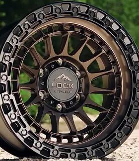 Mojave-2969msmbr Lock Off Road Wheels 4 New 20 X9 Inch Silver Black Mojave Fits Nissan Titan 6x5.5