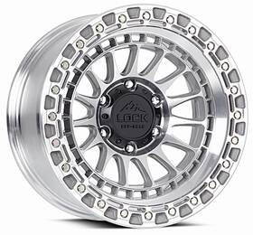 Lock Off Road Wheels Mojave-7988mc 17 Inch Machine Mojave Rims Fits 2011 2026 Chevy Silverado 2500 8x180