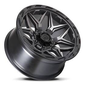 Lock Offroad Matrix-7936mgmbr 4 New 17x9 Off-road Matrix Gray Black Ring 6x135 6x139.7 6x5.5 Et0 Wheel