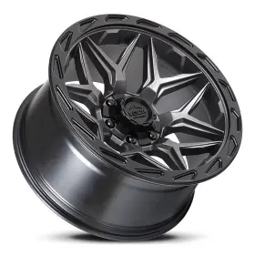 Matrix-7936mgmbr Lock Offroad 4 New 17x9 Off-road Matrix Gray Black Ring 6x135 6x139.7 6x5.5 Et0 Wheel