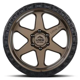 Olympus-7963mrmbr Lock Offroad 1 17x9 Olympus Wheels Matte Bronze W Black Rims 6x135 -35