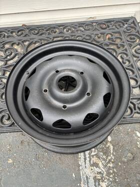 Lotus X036g0001zsw Elan S1-s4 Sprint 13x4.5 Knock-off Pin Drive Steel Wheel