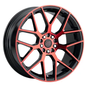 Mp74-1775d35fgbrf Mach Performance Mp74 Wheel 17x7.5 35 5x100 72.56 Black Single Rim