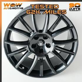 Maserati 947165 08-19 Granturismo S Rear Right Left 10.5 X 20j Wheel Rim Tire Black Oem
