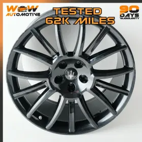 947165 Maserati 08-19 Granturismo S Rear Right Left 10.5 X 20j Wheel Rim Tire Black Oem