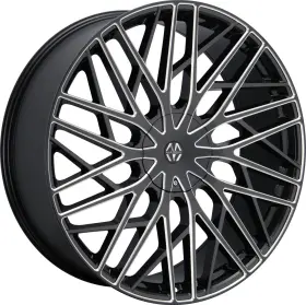 Mas925-26918bmw Massiv 26 Inch Black And Milled 925 Executive 5x115 5x127 13 Wheels Rims 22 24
