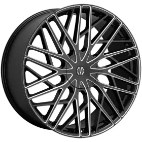 Mas925-2845bmw Massiv 925 Executive 20x8.5 5x112/5x4.5 Inch 38mm Black/milled Wheel Rim 20 Mas925-2845bmw Massiv 925 Executive 20x8.5 5x112/5x4.5 Inch 38mm Black/milled Wheel Rim 20