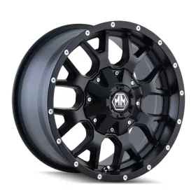 8015-2978mb18 Mayhem For 8015 Warrior 20x9 Matte Black Wheel With 8x180 Bolt Pattern And 18