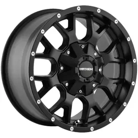 8015-7952mb Mayhem 8015 Warrior 17x9 5x5 Inch /5x5.5 -12mm Matte Black Wheel Rim 17