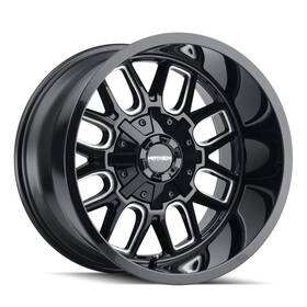 Mayhem 8107-2978bm 20x9 Cogent Black With Milled Spokes Wheels 8x180 0mm Set Of 4