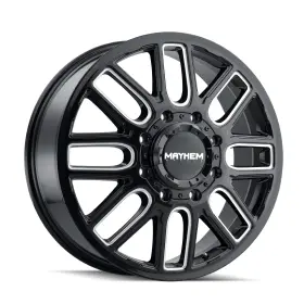 8107d-2877bmr192 Mayhem 8107d Cogent Dually 20x8.25 / 8x200 Bp -192mm Offset 142mm Hub Blk