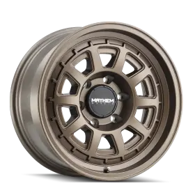 8303-7873mz0 Mayhem 17x8.5 Voyager Dark Bronze Wheels 5x5 0mm Set Of 4