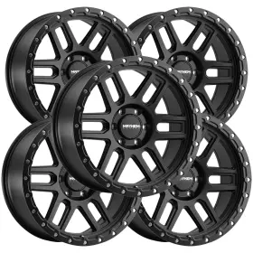 8304-7973mb12 Mayhem Set Of 5 8304 Delta 17x9 5x5 Inch -12mm Matte Black Wheels Rims 17