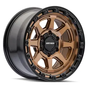 8306-7883bz6 Mayhem 8306 Ridgeline Wheel 17x8.5 6 6x139.7 106.1 Bronze Single Rim
