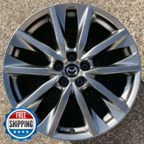 64984 Mazda Cx-9 Cx9 2016-2023 Factory Oem Wheel 20 Inch Rim Smoked Hyper Silver #b