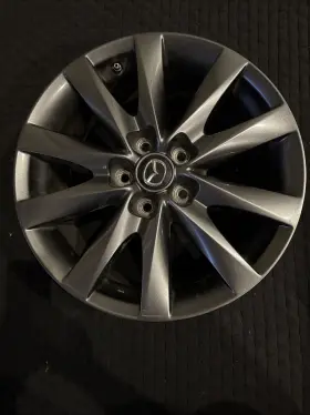 9965657080 Mazda 18-21 3 Wheel Rim 18 X7 Alloy 5 Twin Spoke Oem 64979