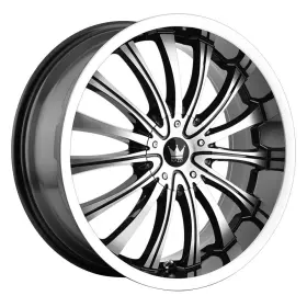 351-8701b Mazzi Hype 351 18x7.5 4x100/4x114.3 Et40 Gloss Black/machined Face Qty Of 4