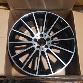 Mercedes 21340123007x23 1 Wheel Rim For E-class Recon Oem 90 Percent Machined Black