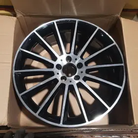 21340123007x23 Mercedes 1 Wheel Rim For E-class Recon Oem 90 Percent Machined Black