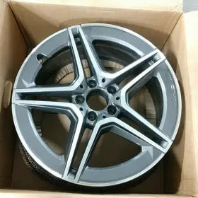25740115007x44 Mercedes 1 Wheel Rim For Cls-class Recon Oem Nice Machined Charcoal