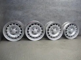 1084000902 Mercedes-benz 75-85 W123 300d Set Of 4 Factory 14 Inch R14 Alloy Wheel Rim 14x6j Et30 Oem