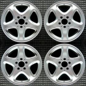 1634010102 Mercedes-benz Ml320 Painted 16 Inch Oem Wheel Set 1999 To 2001
