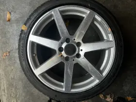 2044019902 Mercedes-benz W204 C250 C63 Amg Rear Wheel Rim 8.5 X 18 R18 Silver Oem