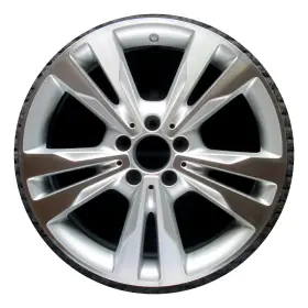 20540129027x21 Mercedes-benz Ships Today Wheel Rim C Class C300 C300d C350e Rear Silver Oe 85